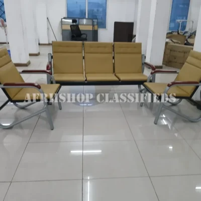 Brown-5-Seater-Leather-Office-Sofa-1