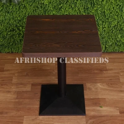 Home Table; Contemporary Rectangular 4 Seater Dining Table with Natural Wood Top