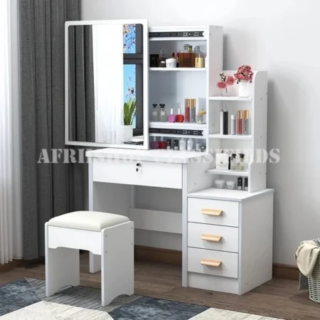 Dressing Table : Brown Dressing Table With Mirror