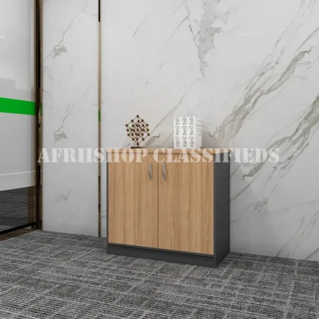Office Cabinet: 2-Door Wooden Office Credenza Cabinet