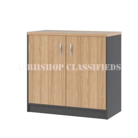 Office Cabinet: 2-Door Wooden Office Credenza Cabinet