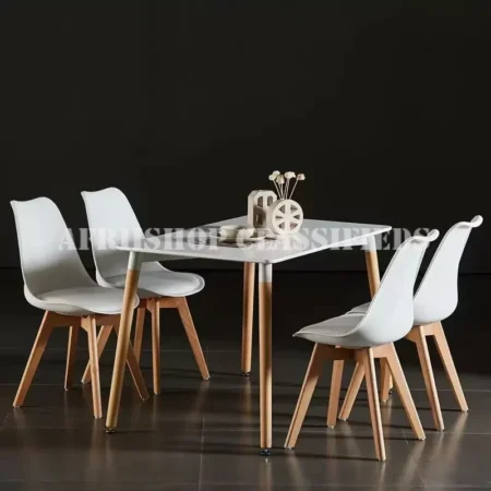 Home Chairs; Dining Plastic Chairs with Cushion