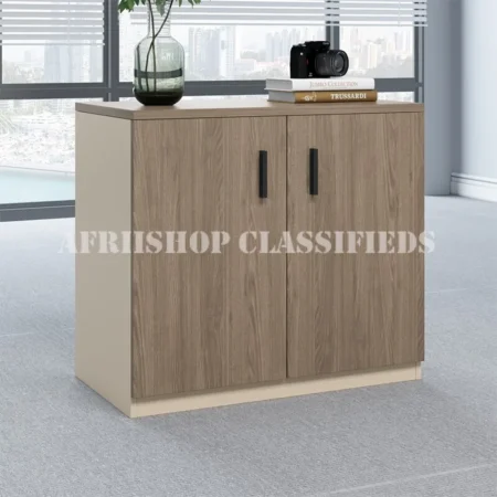 Office Cabinet: 2-Door Wooden Office Credenza Cabinet