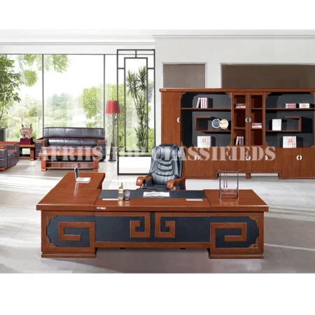 Office Tables; 1.8 Meters Mahogany Office Desk