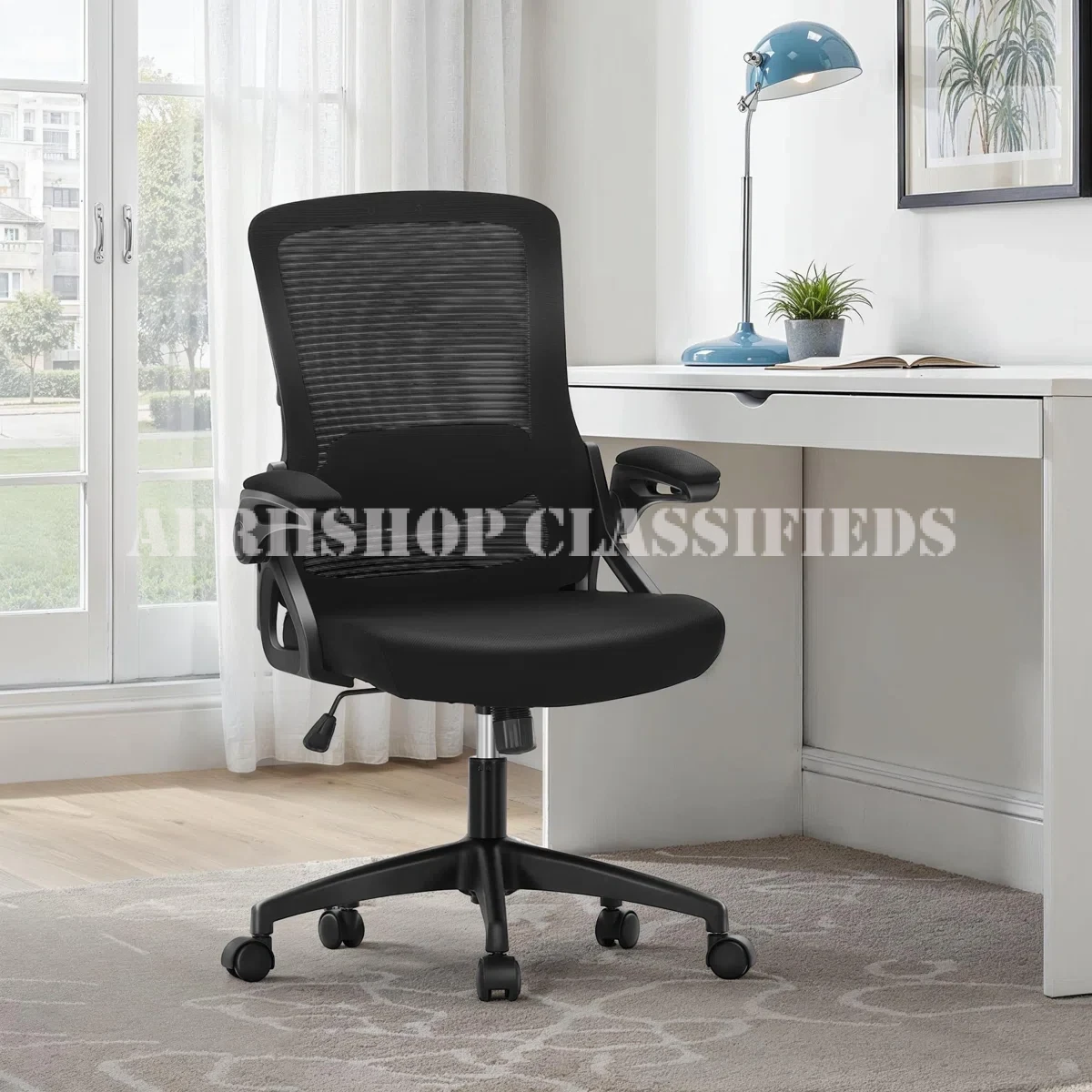 Office Chair; Mesh Midback Ergonomic Office Chair