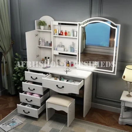 Dressing Table : White Dressing Table With Mirror