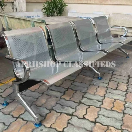 Office Reception Bench:3-Seater Office Reception Bench