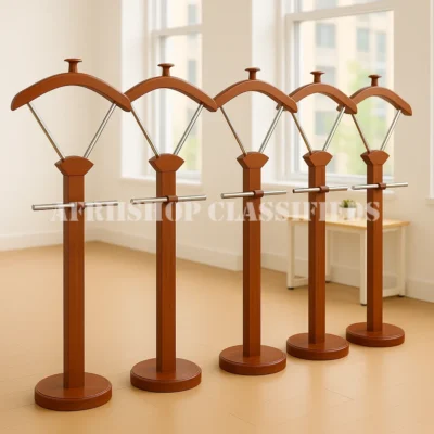Wooden-Mahogany-Coat-Hanger-9
