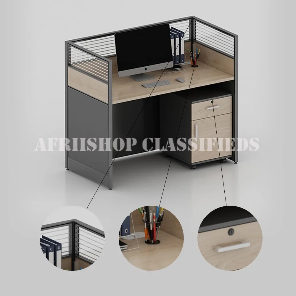 Office Desk ; One-Way Modular Workstation