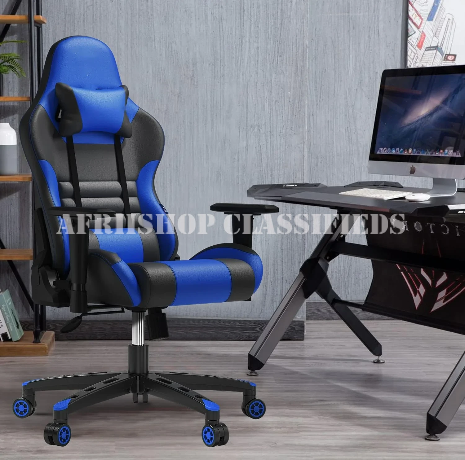 Gaming Chairs; Contemporary High-Back Office Gaming Chair