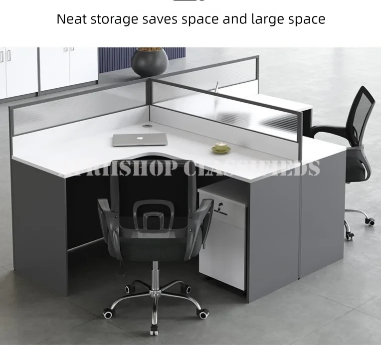 Office Desk : 2 Way Office Workstation Desk