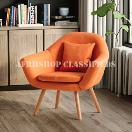 Home Chair; Cozy Fabric Accent Chair for Living Room