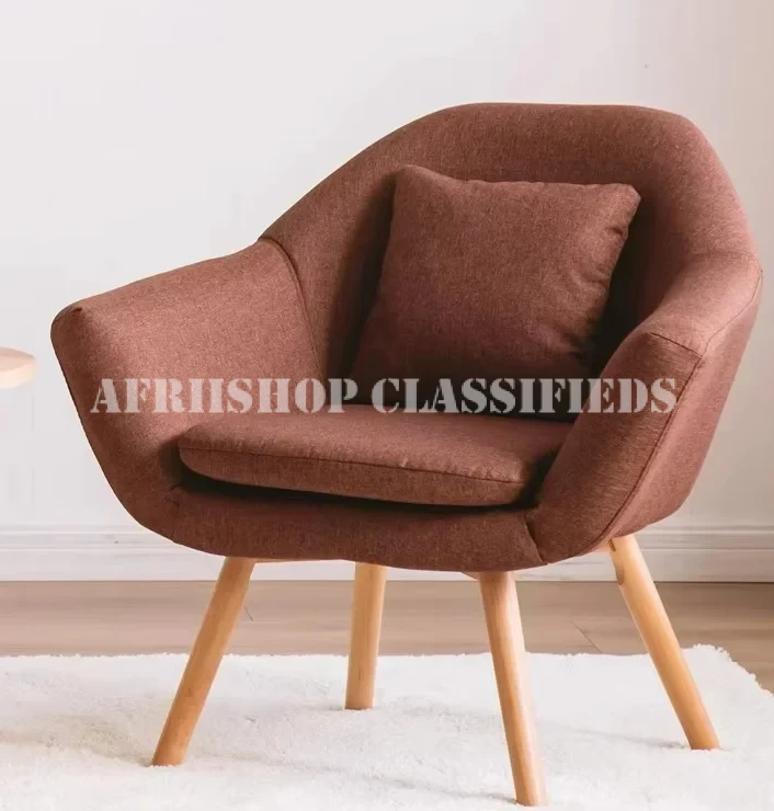 Home Chair; Cozy Fabric Accent Chair for Living Room