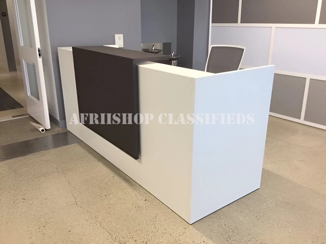 180cm Office Reception Desk Modern Front Counter Workspace Unit