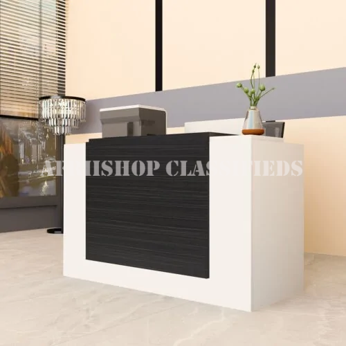 180cm Office Reception Desk Modern Front Counter Workspace Unit