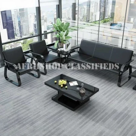 Office Sofas:Office-5 Seater Reception Sofa Set