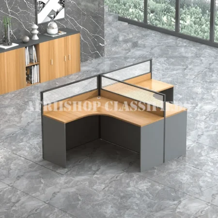 Office Workstations:Two Way Curved Office Workstation