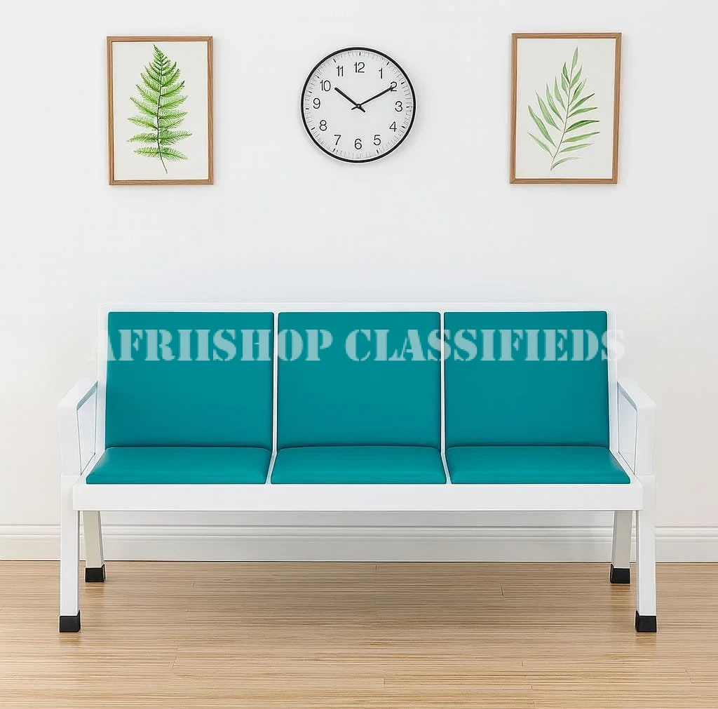 Office Reception Benches:3-Seater Office Reception Bench