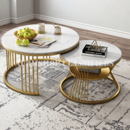 Coffee Table : Marble Top Coffee Table