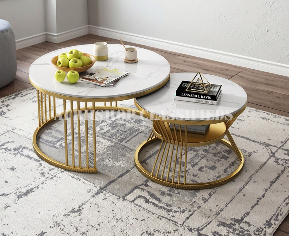 Coffee Table : Marble Top Coffee Table