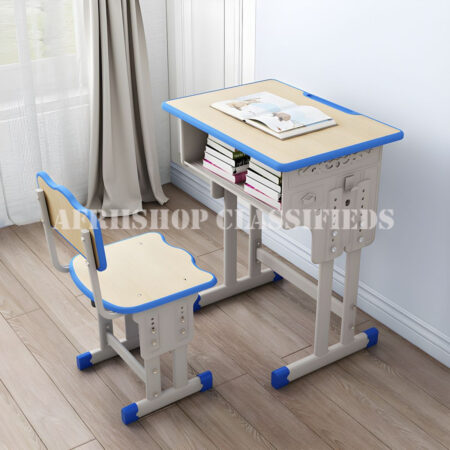 Kids Furniture:Kids Desk & Chair Set (Adjustable)