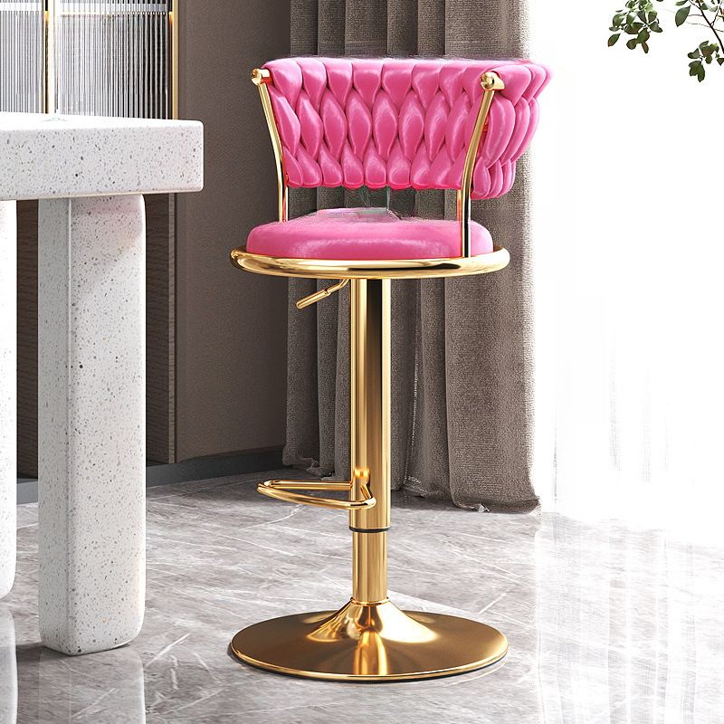 Barstools:Modern Adjustable Fabric Barstool