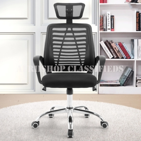 Office Adjustable Mesh Headrest Chair