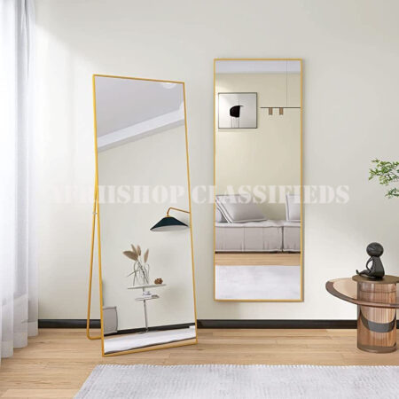 Bedroom Mirror; Large Full Body Dressing Mirror for Bedroom