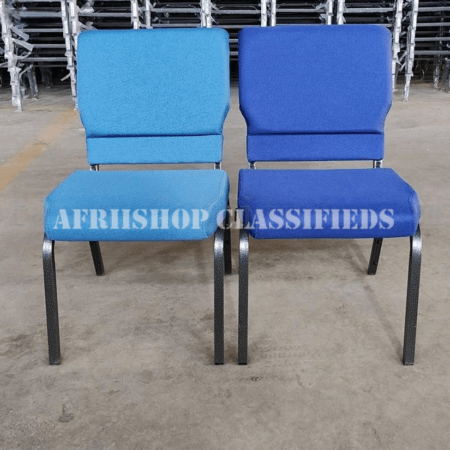 Home Chair; Heavy-Duty Fabric Double Cushion Event Chair