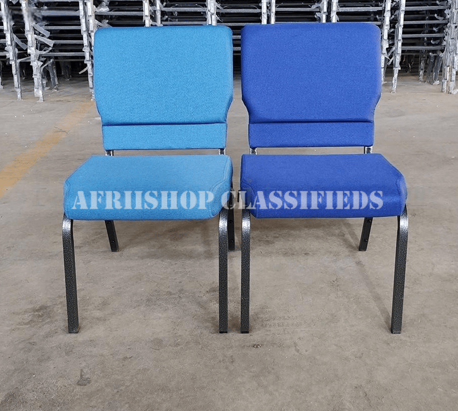 Home Chair; Heavy-Duty Fabric Double Cushion Event Chair
