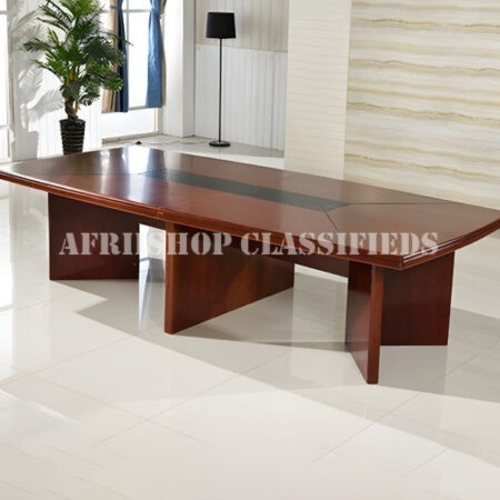 Office Table : 2.4M Executive Mahogany Finish Office boardroom meeting Table