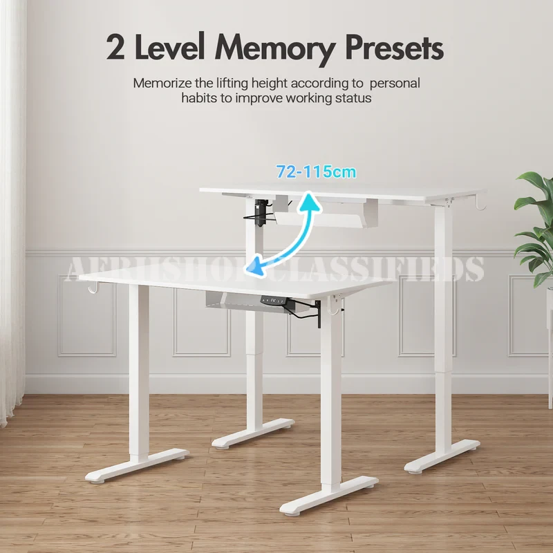 Standing desk; 120cm Height Adjustable Task Desk