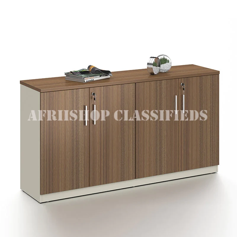 Office Credenza : 4-Door Office Storage Credenza