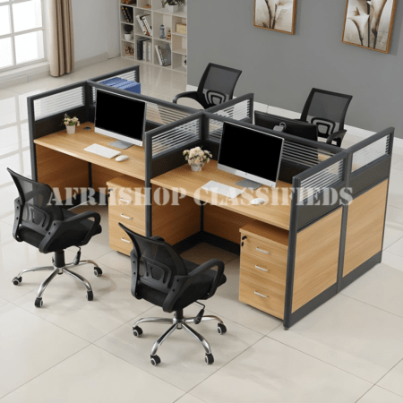 Workstation;4-Way Modular Office Workstation