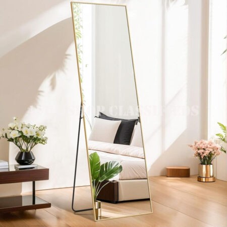 Bedroom Mirror; Large Full Body Dressing Mirror for Bedroom