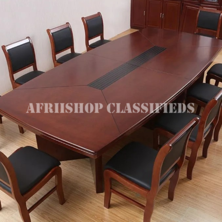 Conference Table; Mahogany 3m Conference Office Table