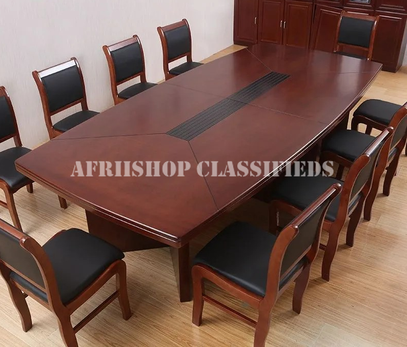 Conference Table; Mahogany 3m Conference Office Table