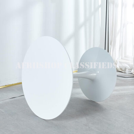 Dining Set: 4 Seater White Dining Set