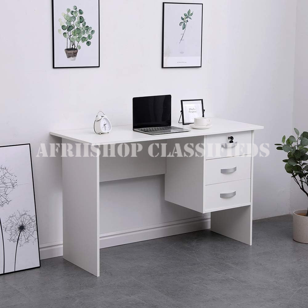 Study Desks:Home Office Desk with Drawers