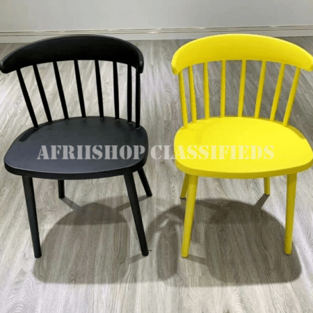 Home Chair; Comfortable Round Back Plastic Dining Chair