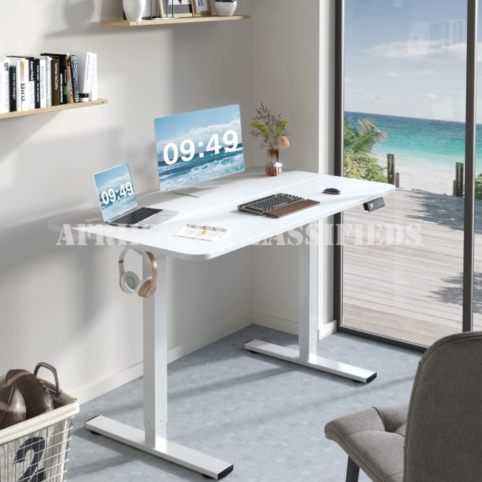 Standing Desk; 160Cm Height Adjustable Electric Standing Desk