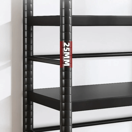Storage Rack;5-Tier Metallic Office Storage Rack