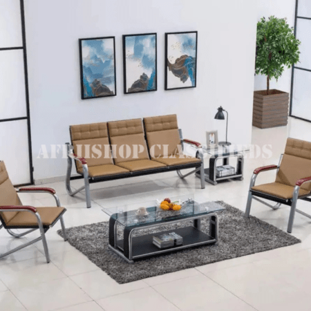 Office Bench : Waiting Office Sofa Bench 5-Seater