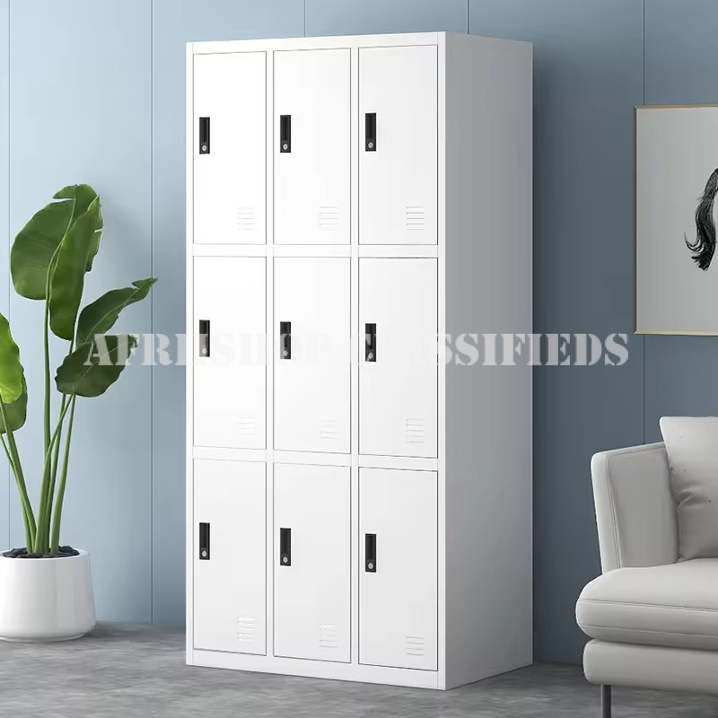 Office Cabinet : 9-Door office Steel Storage Cabinet