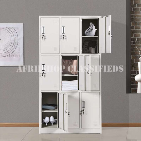 Office Cabinet : 9-Door office Steel Storage Cabinet