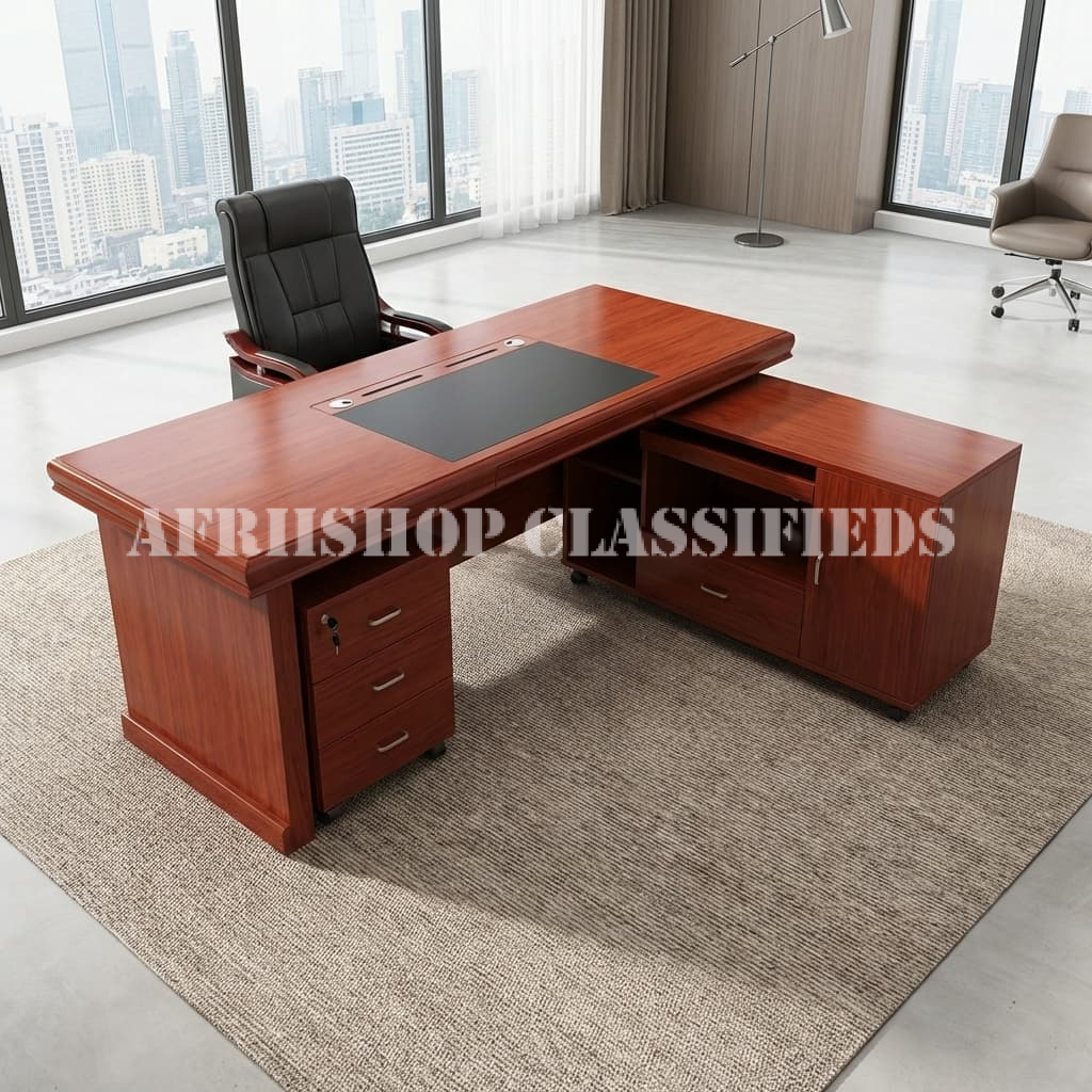 180cm Executive L-shaped Table