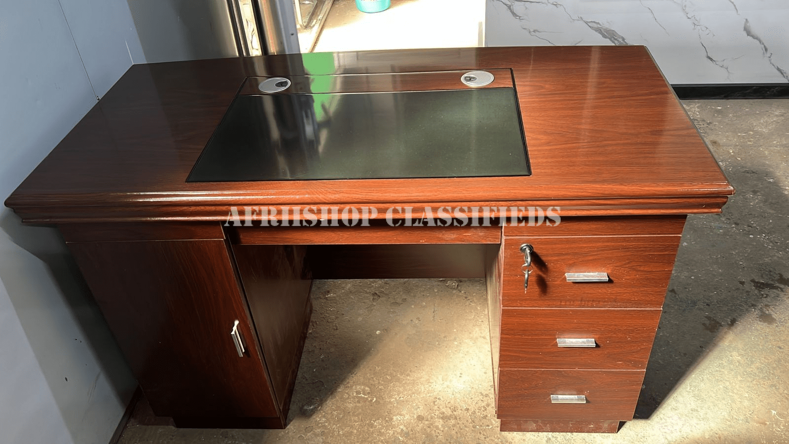 Office Cabinet;120cm Mahogany Executive Office Desk
