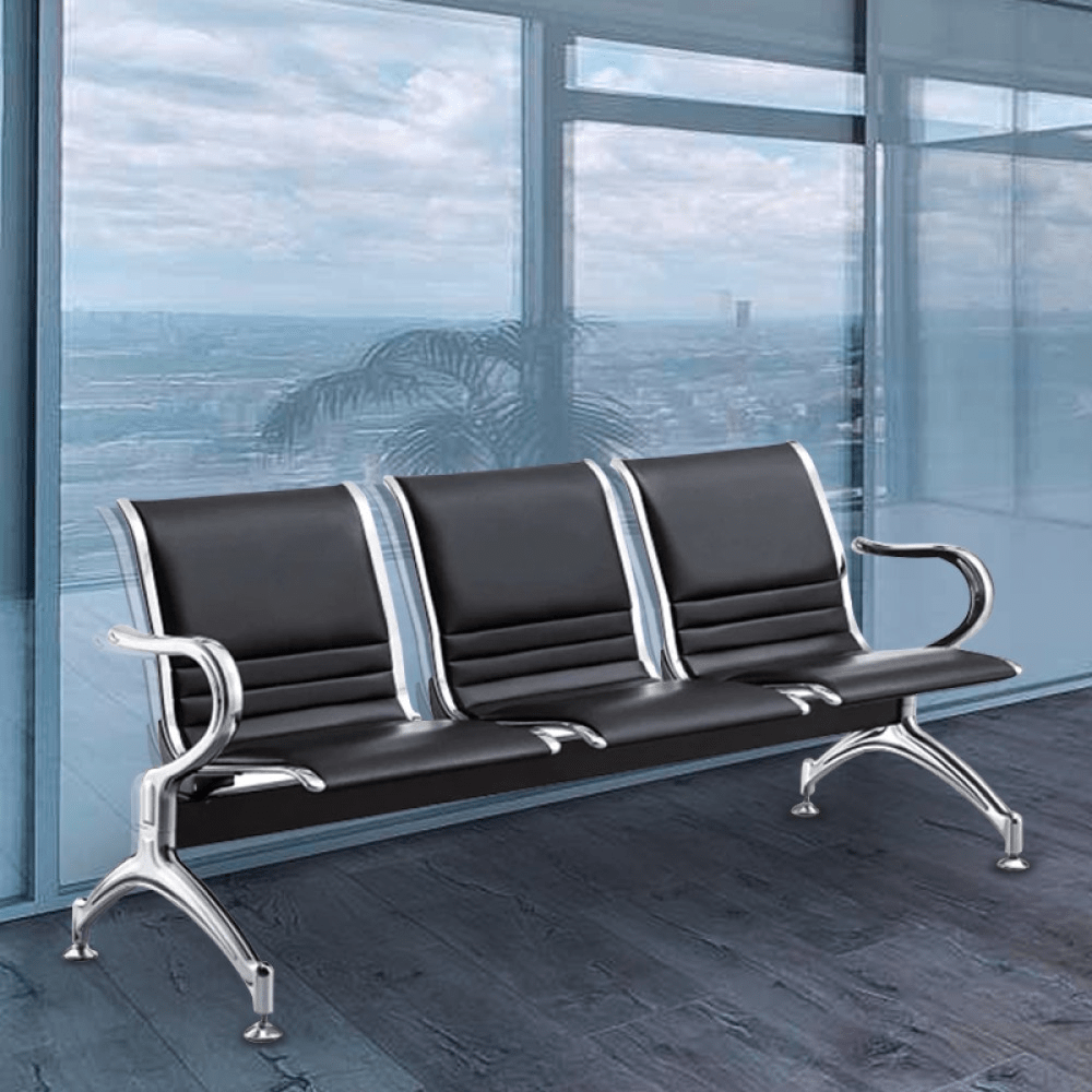 3Link Padded Waiting Bench