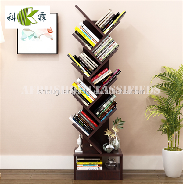 Bookshelf; 9 Tier Tree Book Shelf