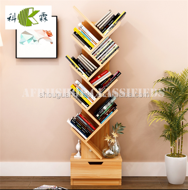 Bookshelf; 9 Tier Tree Book Shelf